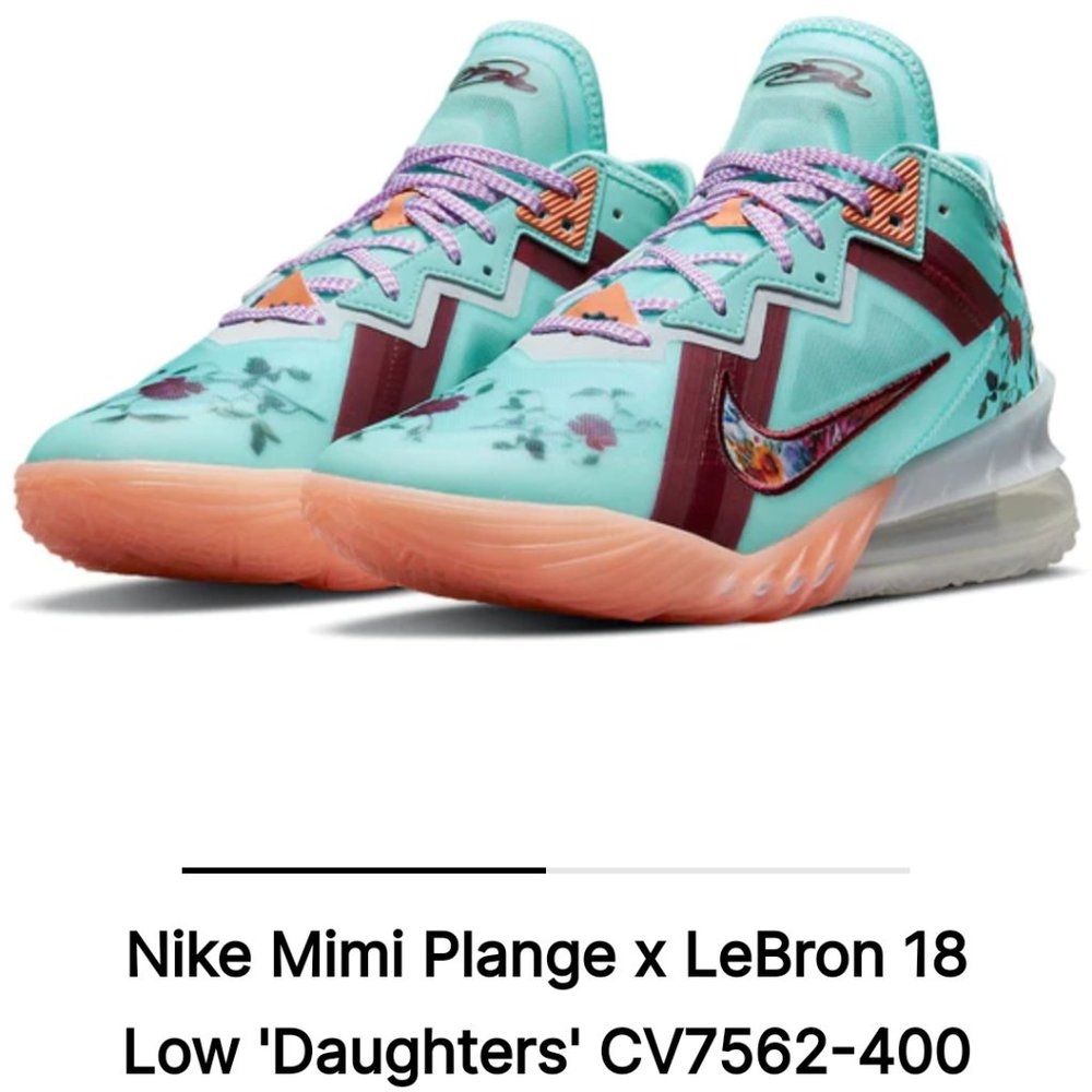 Nike Mimi Plange x LeBron 18 Low 'Daughters' CV7562-400